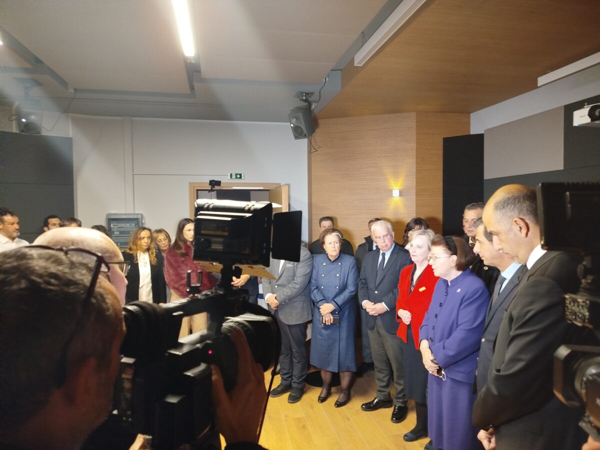 Εγκαίνια του πρωτοποριακού Ηχογραφικού Κέντρου στο ΜΜΘ από την Υπουργό Πολιτισμού