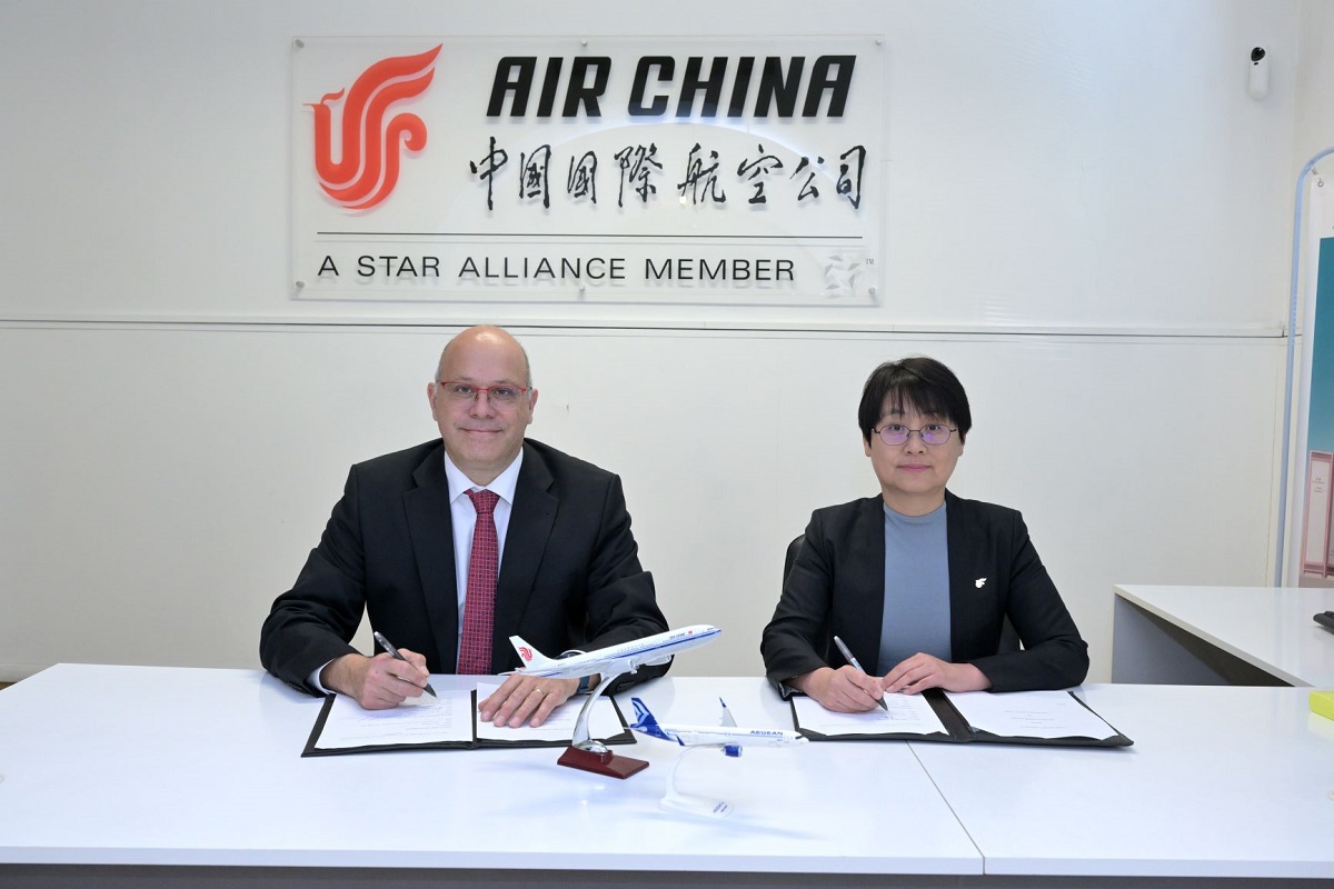 AEGEAN: Ενίσχυση του δικτύου της προς Ασία – Νέα συνεργασία με Air China