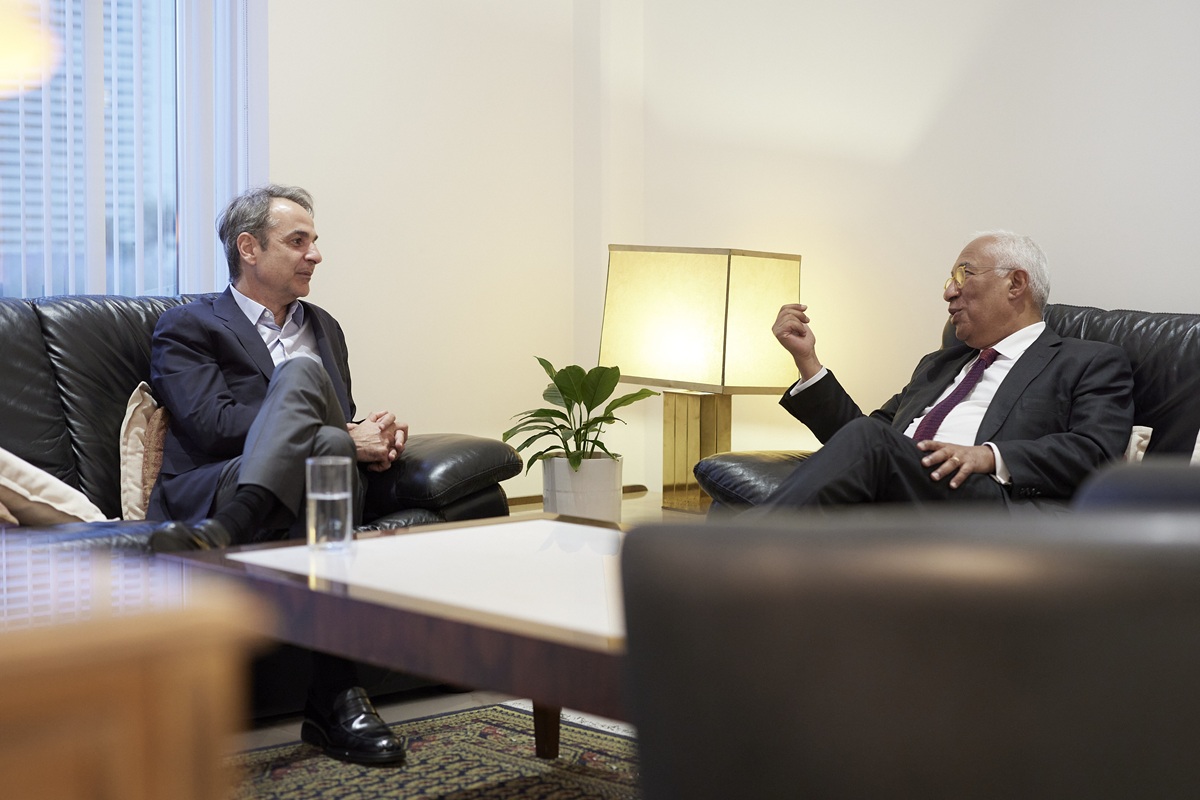 Συνάντηση Μητσοτάκη με Αντόνιο Κόστα – Τι συζήτησαν