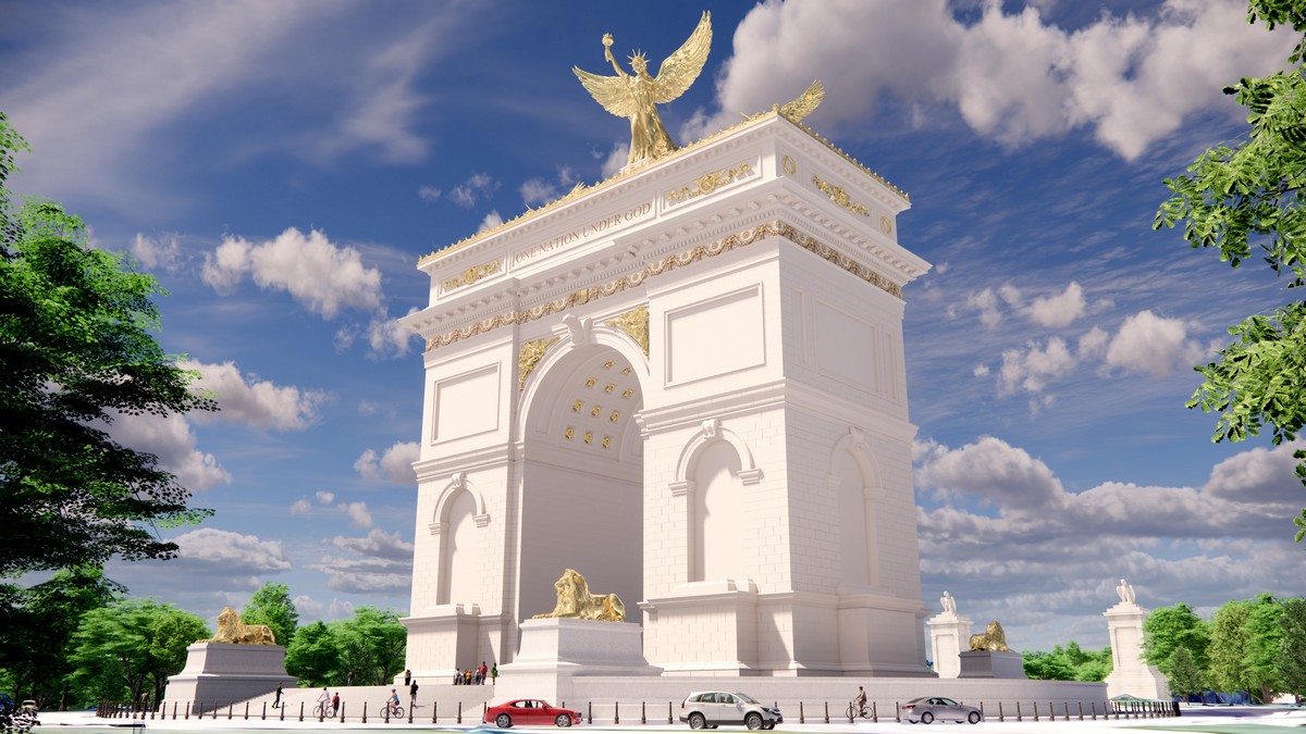 Αυτή θα είναι η αψίδα του… Τραμπ – Η υψηλότερη του κόσμου (ΦΩΤΟ)