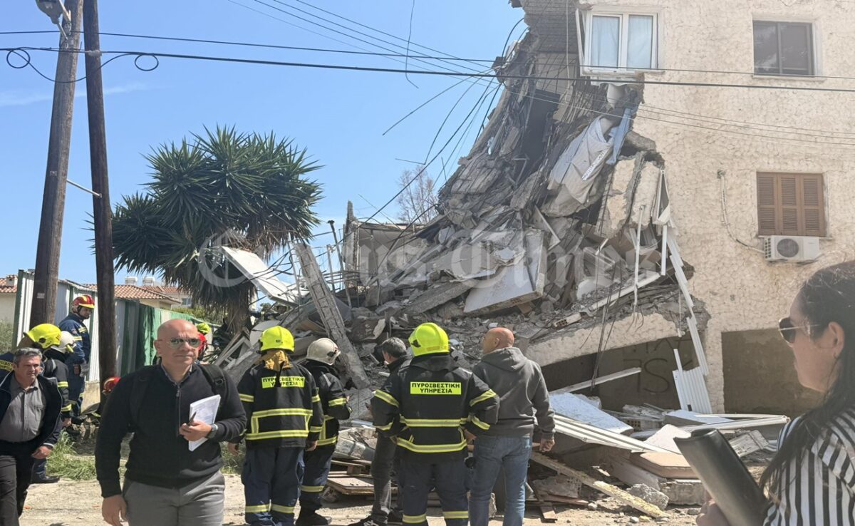 Τραγωδία στην Κύπρο: Κατέρρευσε πολυκατοικία – Νεκρός ένας άνδρας, τουλάχιστον τρεις τραυματίες (ΦΩΤΟ+VIDEO)