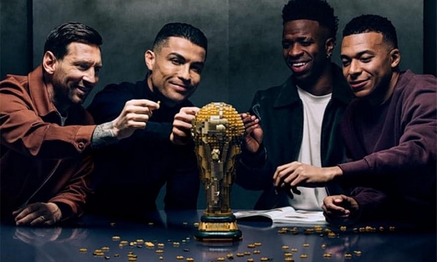 Η LEGO κατάφερε να ενώσει Μέσι, Ρονάλντο, Εμπαπέ και Βινίσιους (VIDEO)