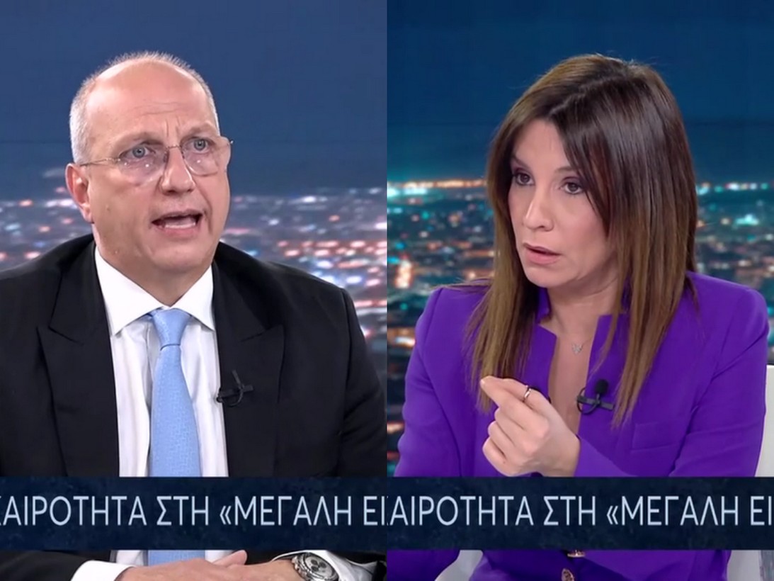 Έντονη αντιπαράθεση Οικονόμου – Λυμπεράκη (VIDEO)