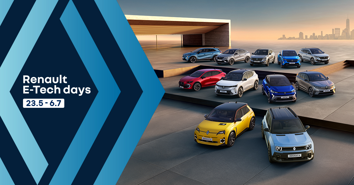 Από 23 Μαΐου έως 7 Ιουλίου το Renault E-Tech roadshow