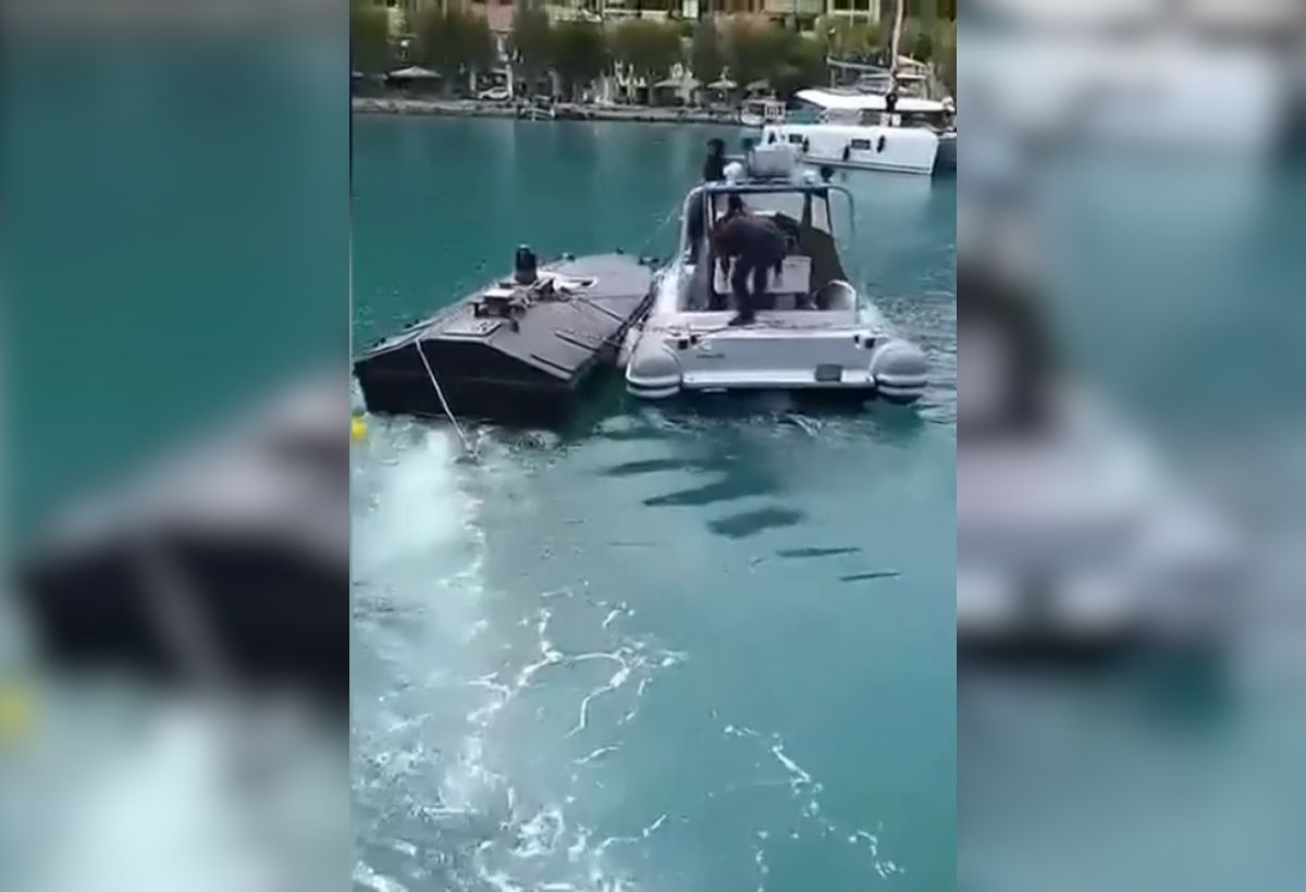 Πλωτό drone στη Λευκάδα