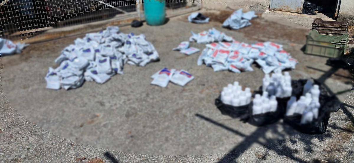 Θεσσαλονίκη: Τέσσερις συλλήψεις για παράνομη διακίνηση φυτοπροστατευτικών προϊόντων – Αναζητείται ακόμη ένας (ΦΩΤΟ+VIDEO)