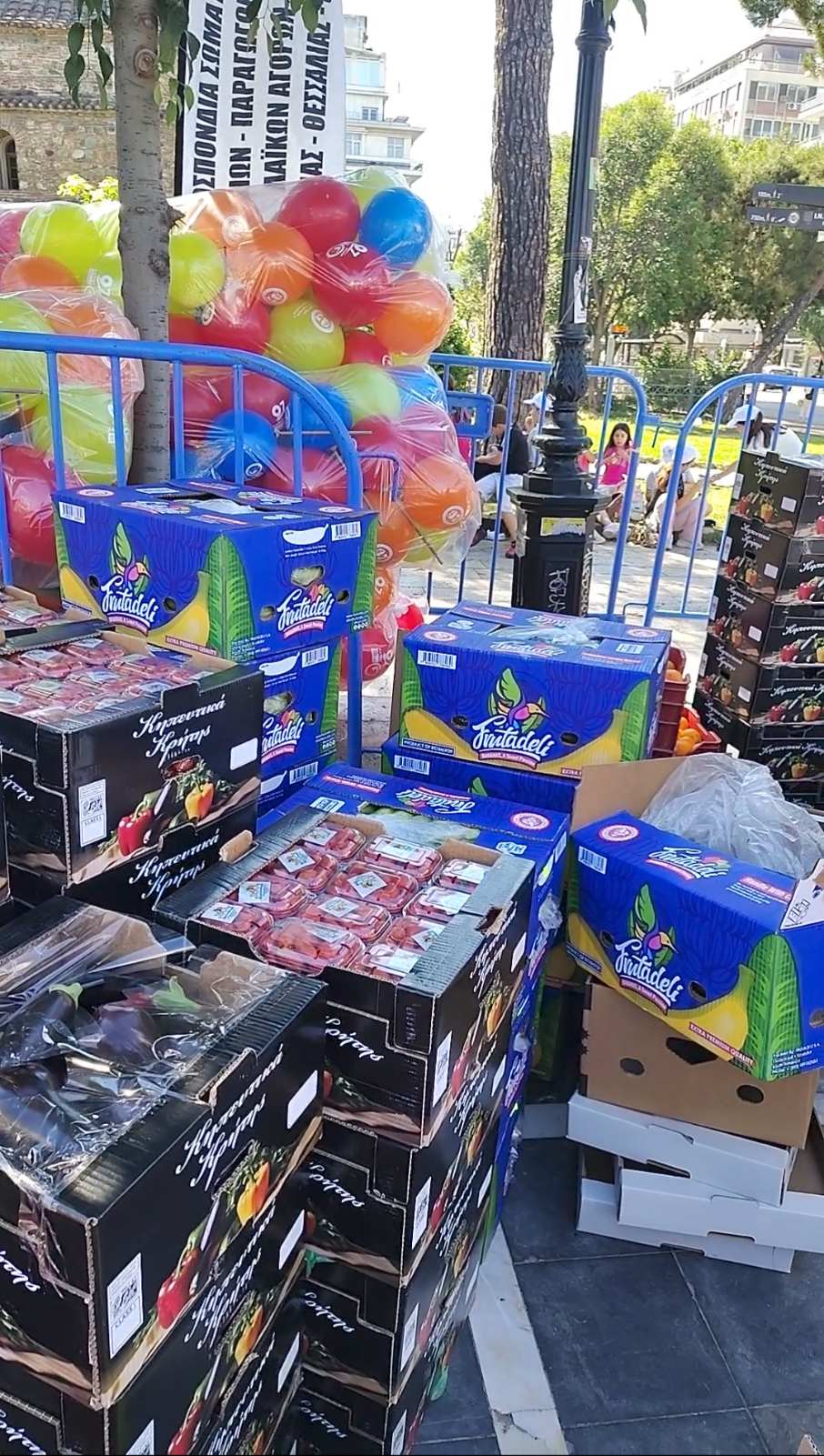 Τα 97 τους χρόνια γιόρτασαν οι λαϊκές αγορές στην Αριστοτέλους