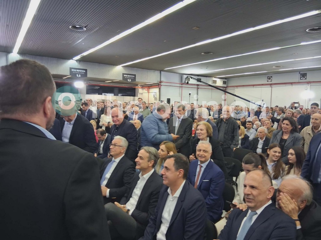 Άρχισε το προσυνέδριο της ΝΔ στη Θεσσαλονίκη – Θερμή υποδοχή Μητσοτάκη (ΦΩΤΟ+VIDEO)
