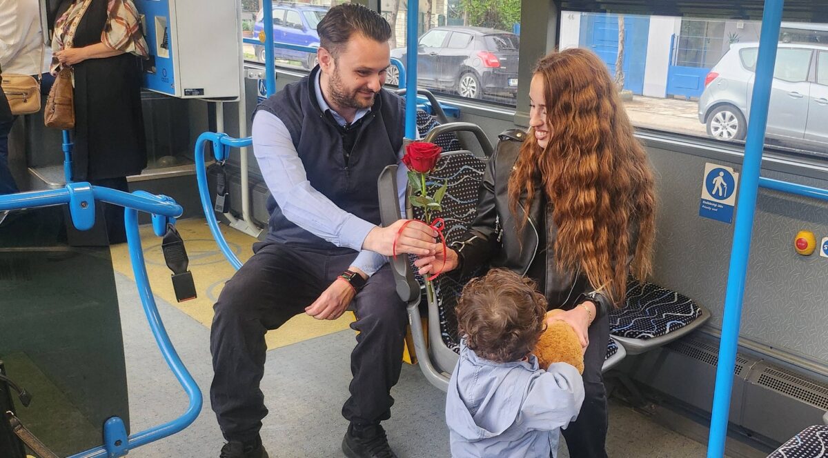 Δράση του ΟΑΣΘ για την γιορτή της Μητέρας (ΦΩΤΟ)