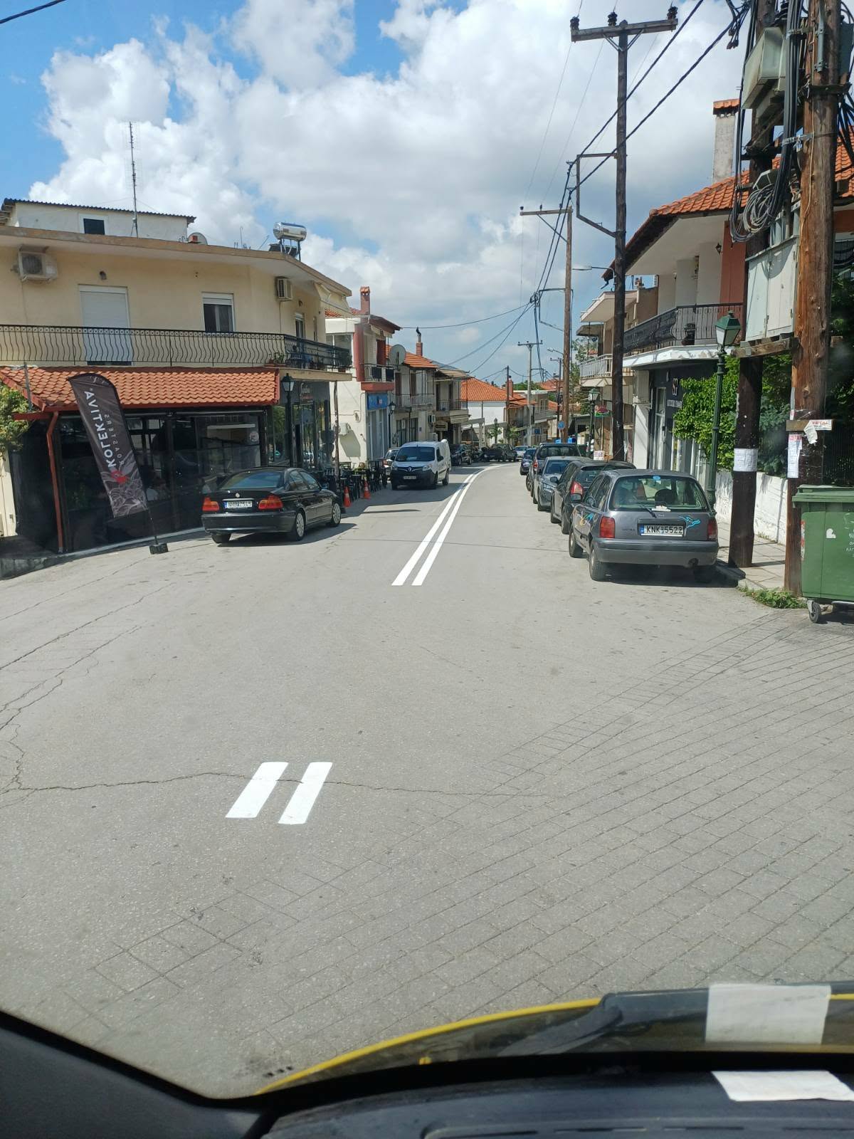 Νέες διαγραμμίσεις σε όλες τις Ενότητες του Δήμου Λαγκαδά (ΦΩΤΟ)
