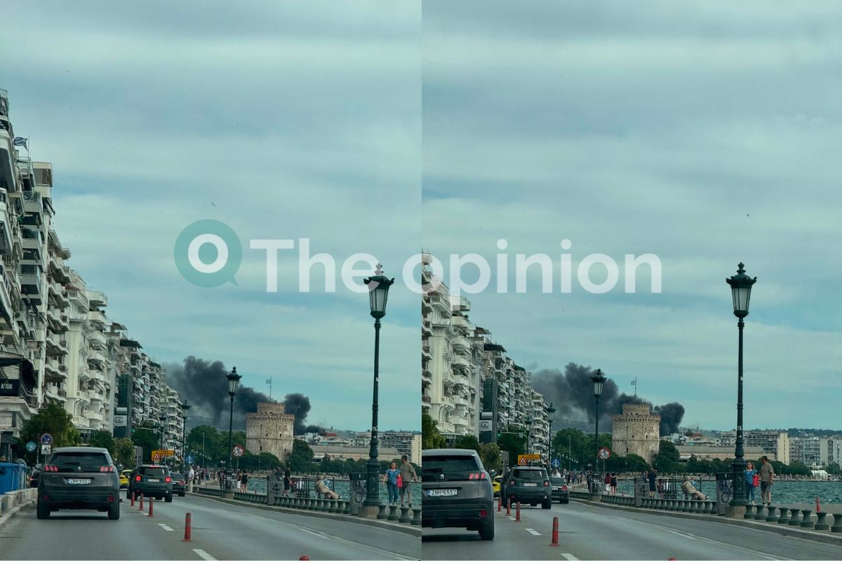 Έσβησε η φωτιά σε συνεργείο αυτοκινήτων στη Θεσσαλονίκη – Ένας τραυματίας (ΦΩΤΟ–VIDEO)