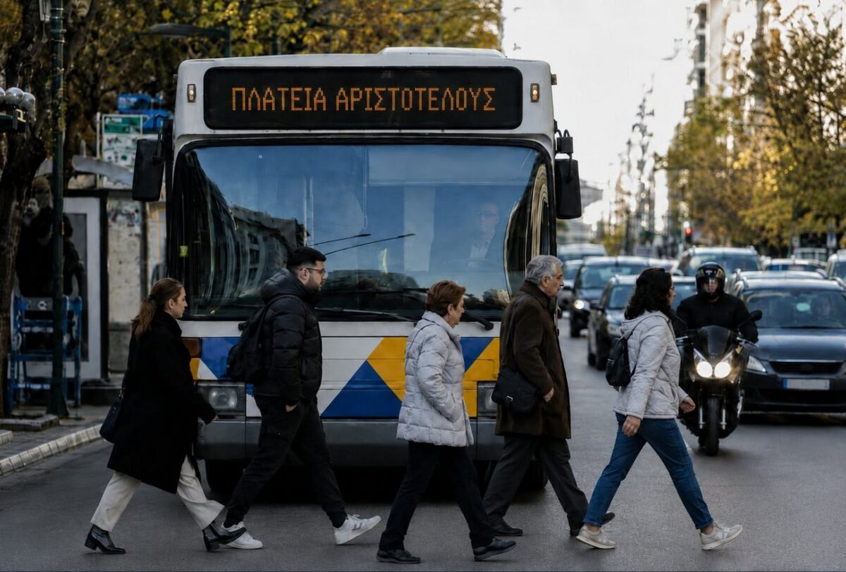 ΚΤΕΛ Θεσσαλονίκης: Οδηγοί προειδοποιούν άλλους οδηγούς για πεζούς που προσπαθούν να διασχίσουν δρόμους