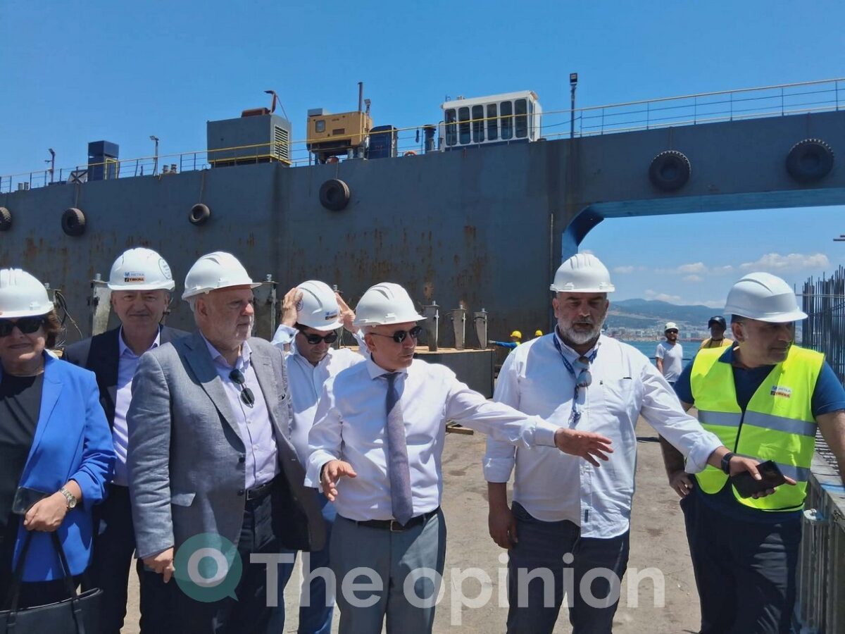 Γκίκας από το λιμάνι Θεσσαλονίκης: «Ο Προβλήτας 6 είναι έργο ανάπτυξης για όλη τη Βόρεια Ελλάδα» (ΦΩΤΟ – VIDEO)