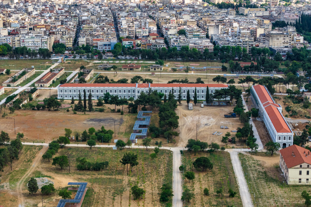 Μητροπολιτικό Πάρκο Παύλου Μελά: Εντυπωσιακές φωτογραφίες από ψηλά λίγο πριν τα εγκαίνια (drone)