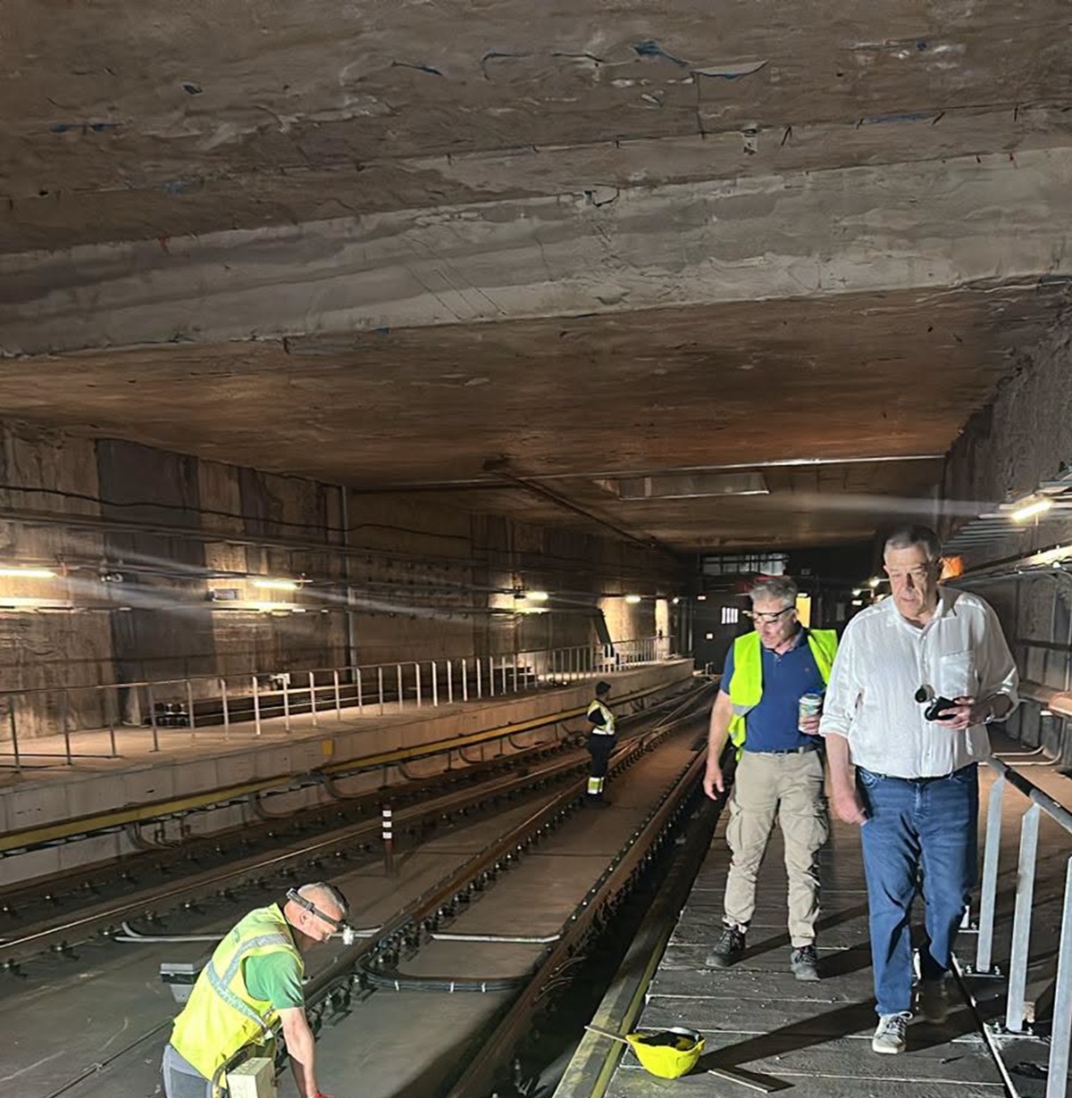 Θεσσαλονίκη: «Τρέχει» η επέκταση του Μετρό προς Καλαμαριά – Στις σήραγγες ο Νίκος Ταχιάος