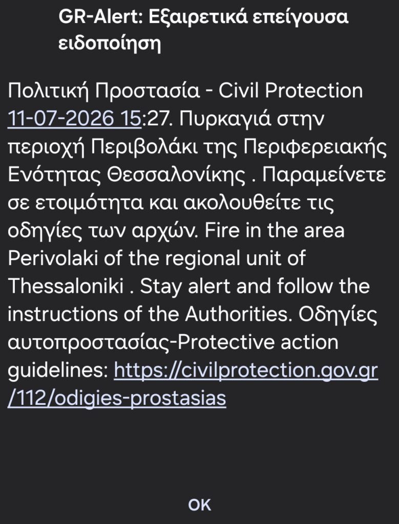 Θεσσαλονίκη: Σε ύφεση η φωτιά στο Περιβολάκι – Επιχειρούν επίγειες και εναέριες δυνάμεις (ΦΩΤΟ+VIDEO)