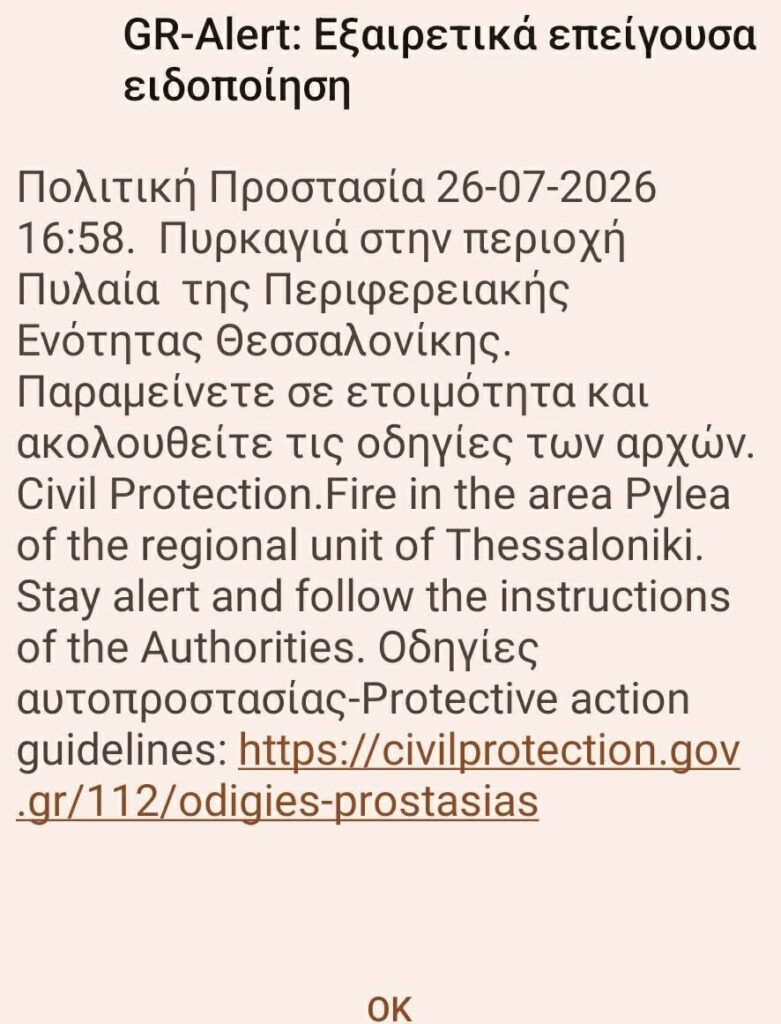 Θεσσαλονίκη: Oριοθετήθηκε η φωτιά στην Πυλαία (ΦΩΤΟ+VIDEO)