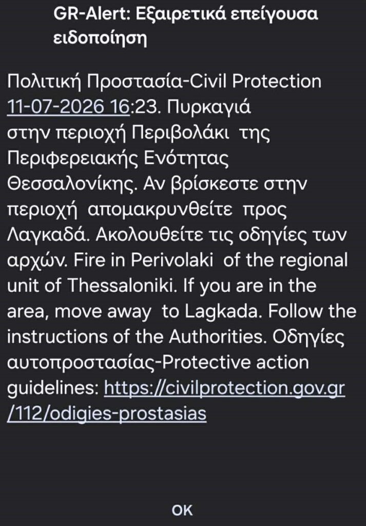 Θεσσαλονίκη: Σε ύφεση η φωτιά στο Περιβολάκι – Επιχειρούν επίγειες και εναέριες δυνάμεις (ΦΩΤΟ+VIDEO)