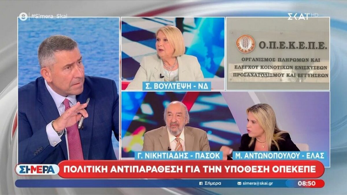 Κόντρα Βούλτεψη-Αντωνοπούλου on air: «Είχατε στη Συγγρού γραφείο για ρουσφέτια» – «Είναι ίδιον της Δεξιάς η δημιουργία πολιτικών εξαρτήσεων»