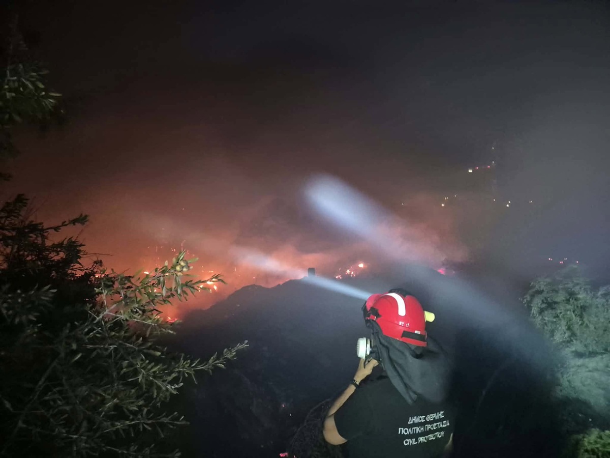 Υπό έλεγχο η φωτιά στο Λιβάδι Θέρμης
