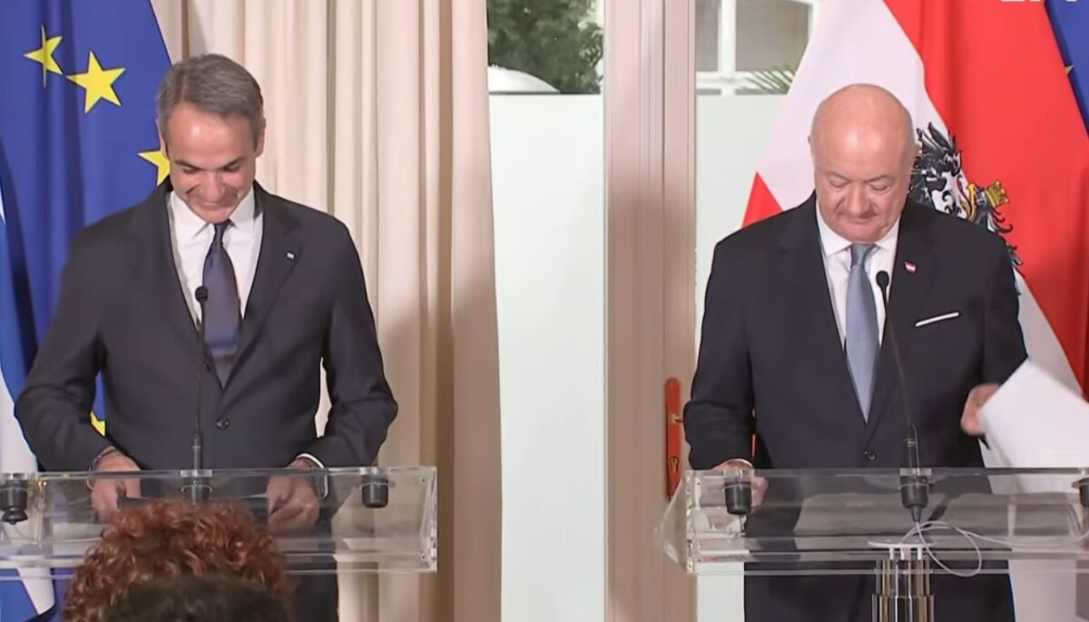 Live οι κοινές δηλώσεις Μητσοτάκη-Στόκερ
