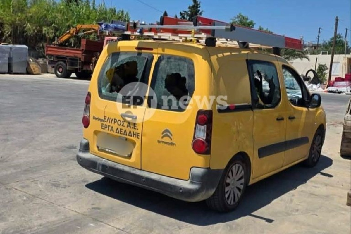 Ζωνιανά: «Την έπεσαν» με αγροτικά σε τεχνικούς του ΔΕΔΔΗΕ – Έσπασαν το υπηρεσιακό όχημα (ΦΩΤΟ)