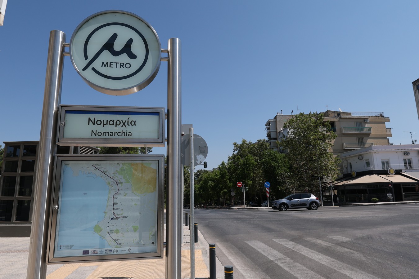 Μετρό Θεσσαλονίκης: Έτσι είναι οι είσοδοι στους σταθμούς της Καλαμαριάς (ΦΩΤΟΡΕΠΟΡΤΑΖ)
