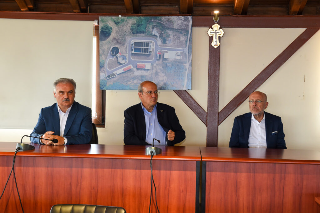 Θεσσαλονίκη: Εγκαινιάστηκε ο βιολογικός σταθμός Σταυρού-Βρασνών από τον Κωστή Χατζηδάκη (ΦΩΤΟ)