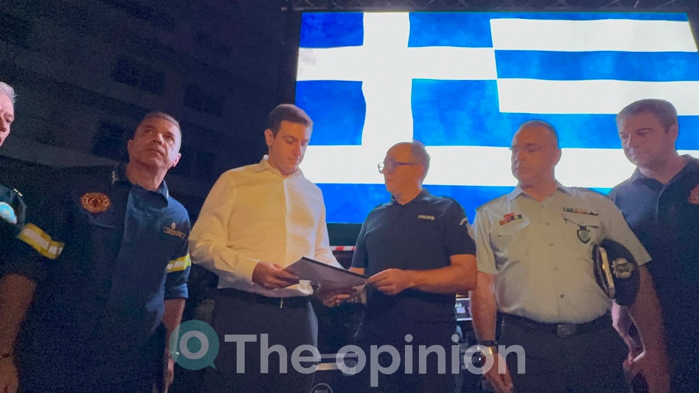 Στην προτομή του Γιώργου Λυγγερίδη σταμάτησε η πορεία των ένστολων – Τραγική φιγούρα  ο πατέρας του