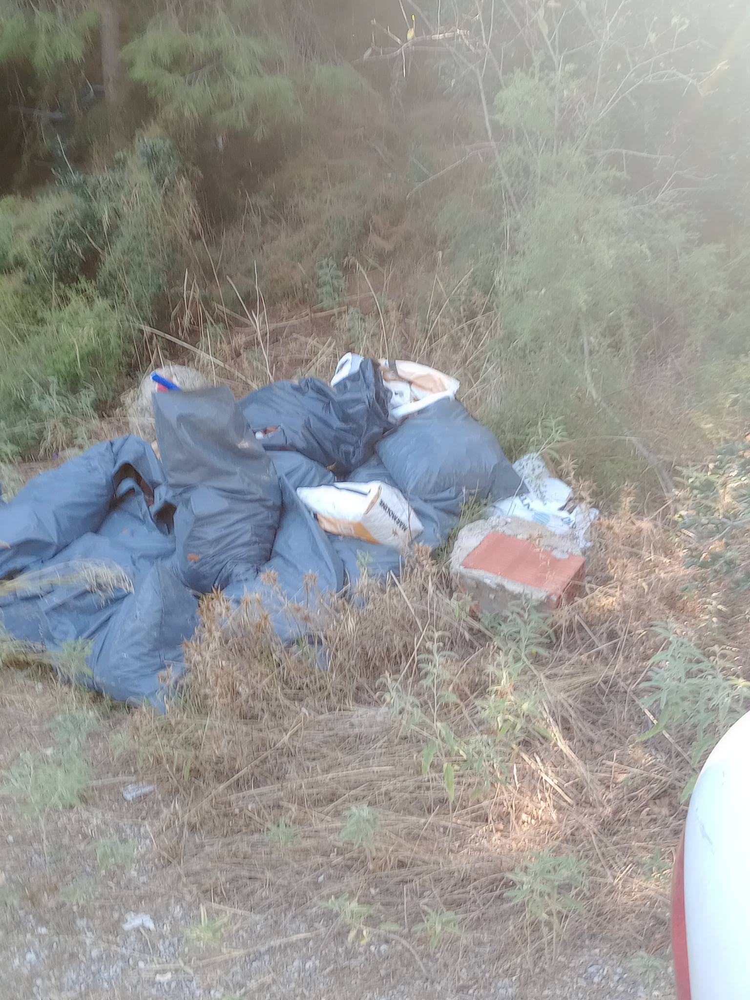 Πέταξαν μπανιέρα, καναπέ και παλέτες σε δασική περιοχή στη Θεσσαλονίκη (ΦΩΤΟ)