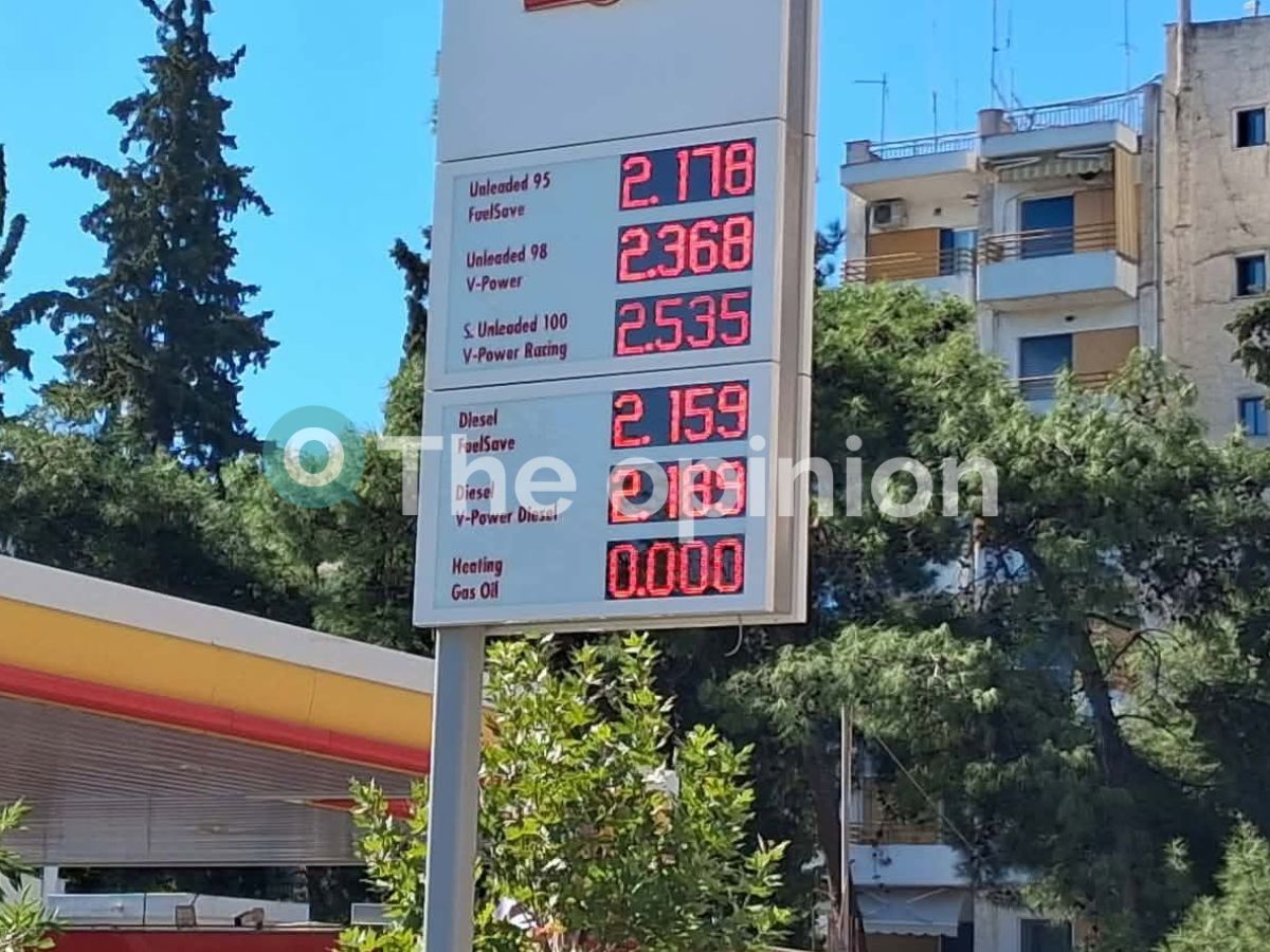 «Φωτιά» οι τιμές της βενζίνης στη Θεσσαλονίκη (ΦΩΤΟ)