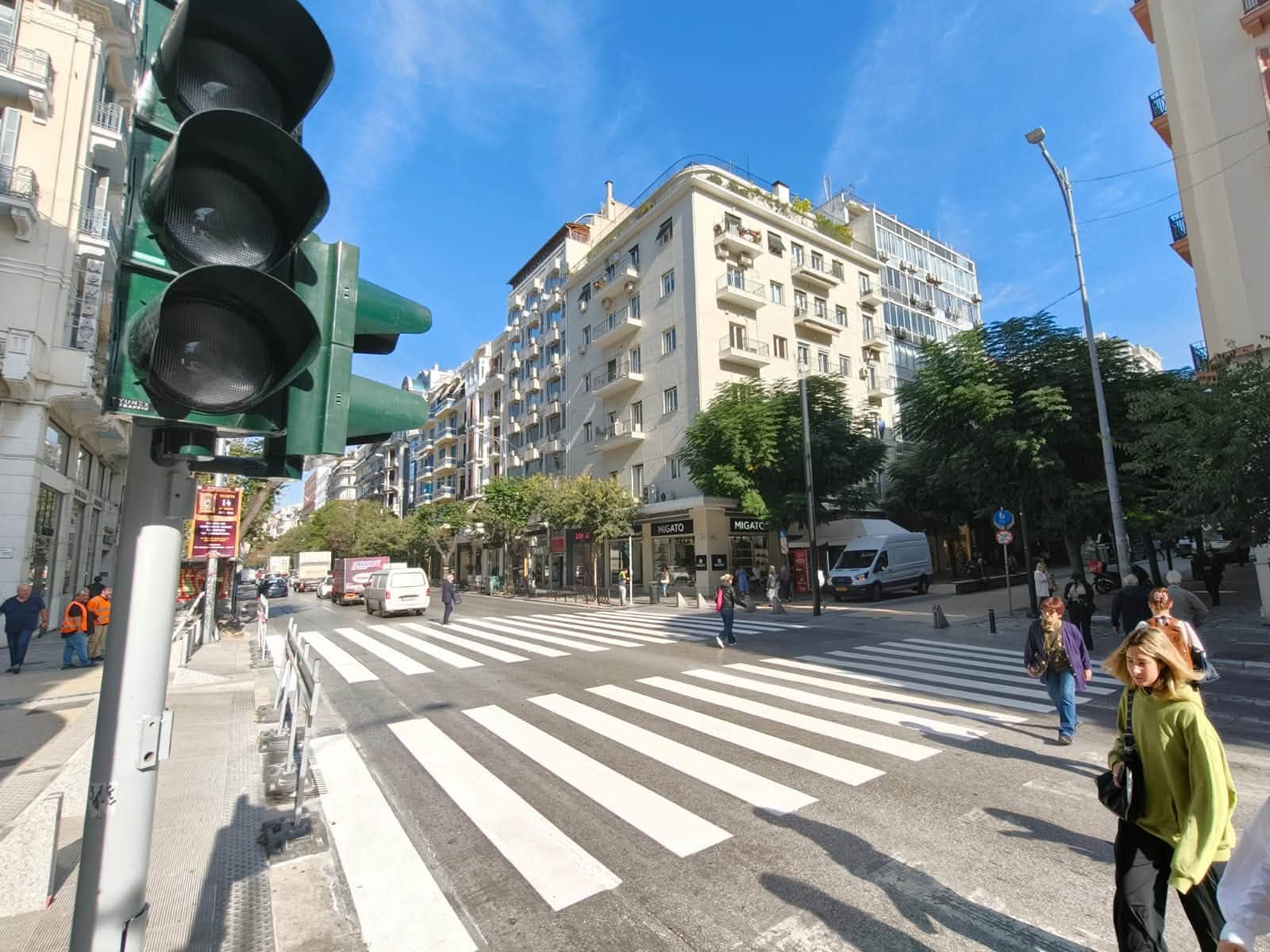 Άλλαξε η διάβαση στην Τσιμισκή – Περισσότερος χώρος στην Αγίας Σοφίας για να σταματήσει ο συνωστισμός (ΦΩΤΟ)