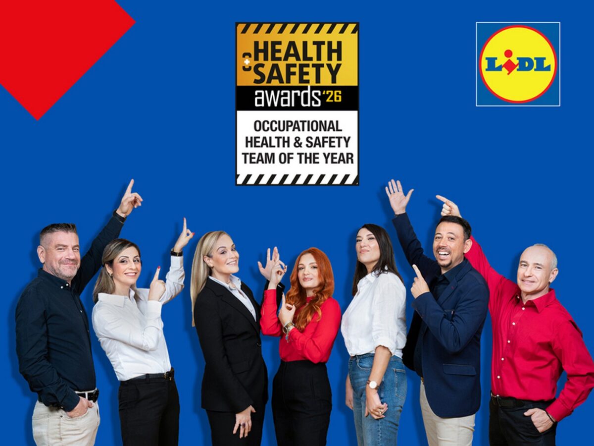 Η Lidl Ελλάς ηγείται της καινοτομίας στην Εργασιακή & Εταιρική Ασφάλεια: Αναδείχθηκε «Occupational Health & Safety Team of the Year» στα Health & Safety Awards 2026 