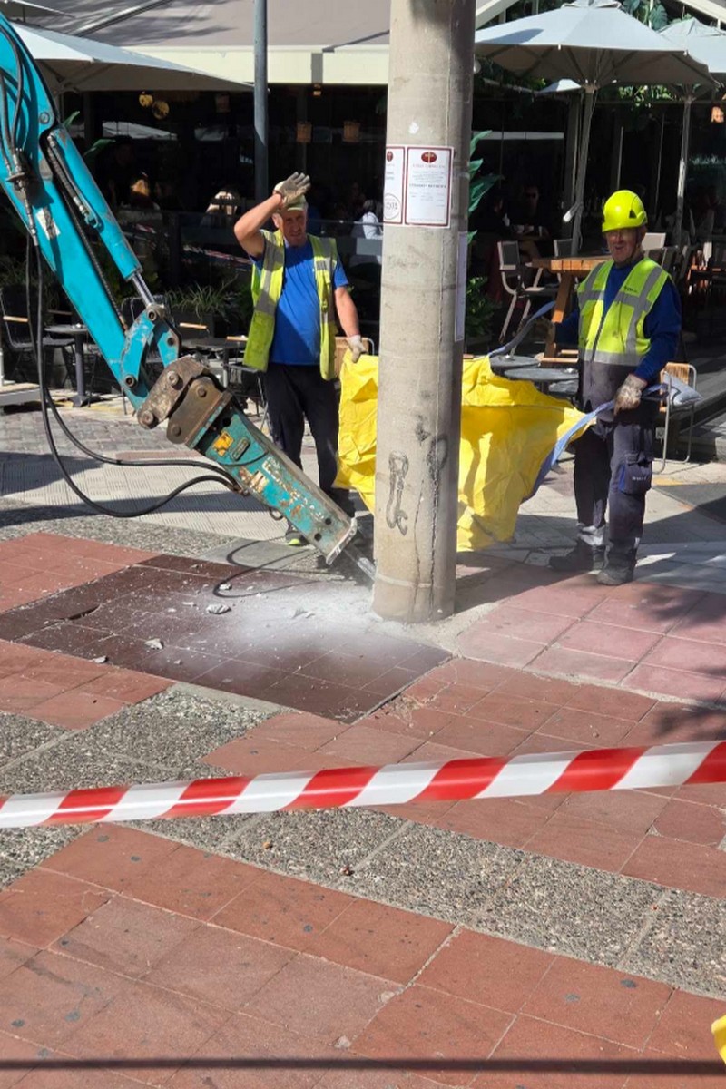 Υπογειοποίηση καλωδίων στην κεντρική πλατεία Ευόσμου