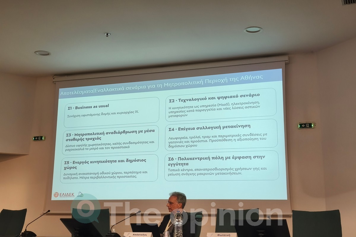 Από την παρουσίαση της έρευνας «Χαρακτηριστικά μετακινήσεων και συμπεριφορές κινητικότητας με Μετρό στη μητροπολιτική Θεσσαλονίκη» στο 2ο ΕΣΧΣΑ