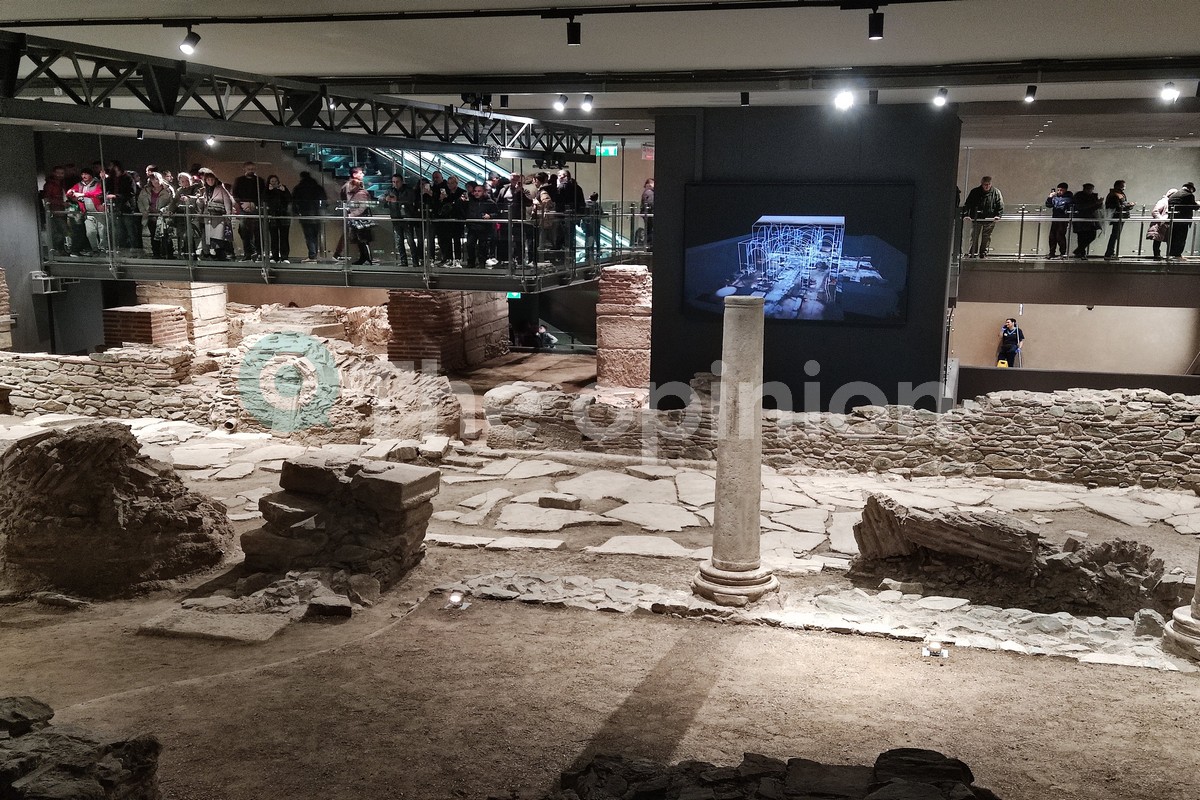 Ο αρχαιολογικός χώρος στο σταθμό Βενιζέλου του μετρό Θεσσαλονίκης