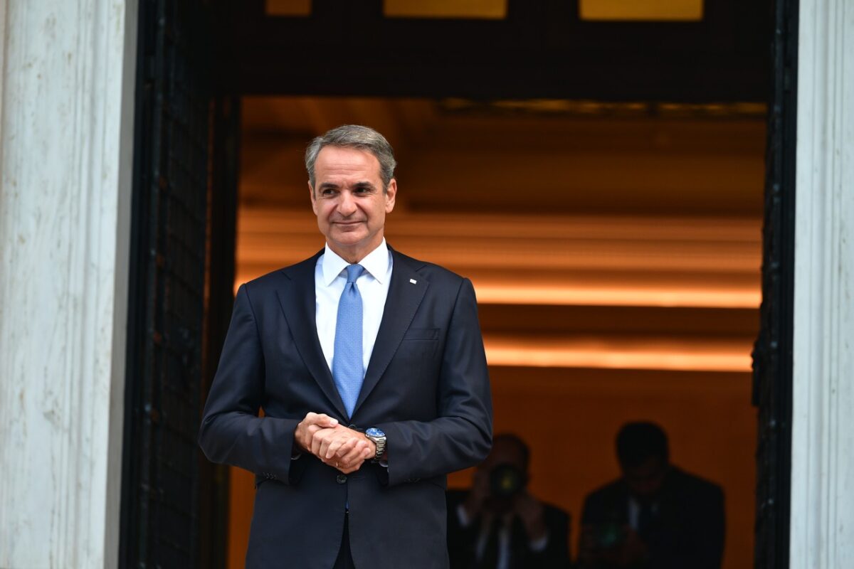 Μητσοτάκης στον Αρχιεπίσκοπο Σινά Συμεών: «Ιστορική τομή η συμφωνία με την Αίγυπτο»