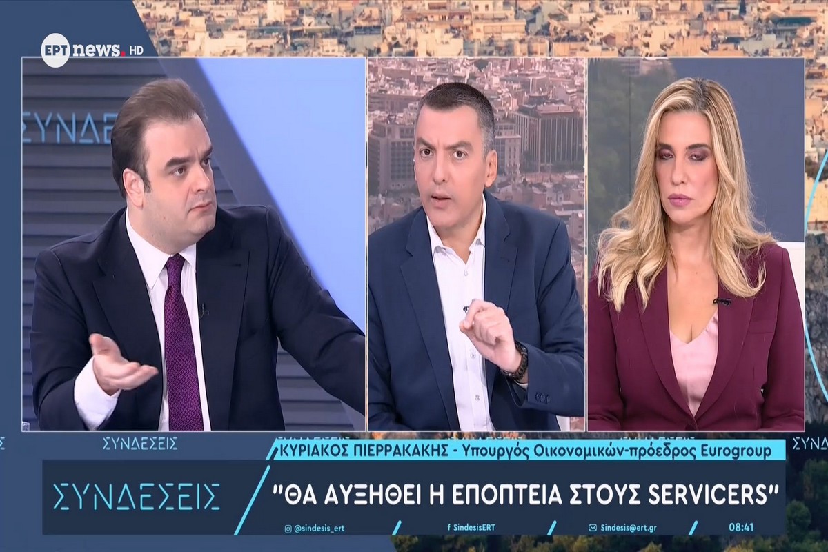 Ο Κυριάκος Πιερρακάκης στην ΕΡΤ